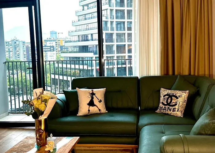 View Royal 2 Bedrooms Panoramic Balcony Tirana